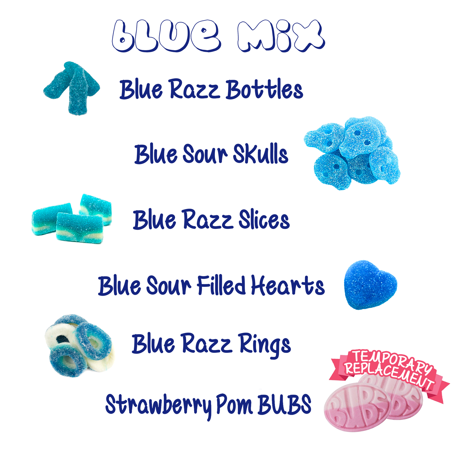 Halal Blue Candy Mix