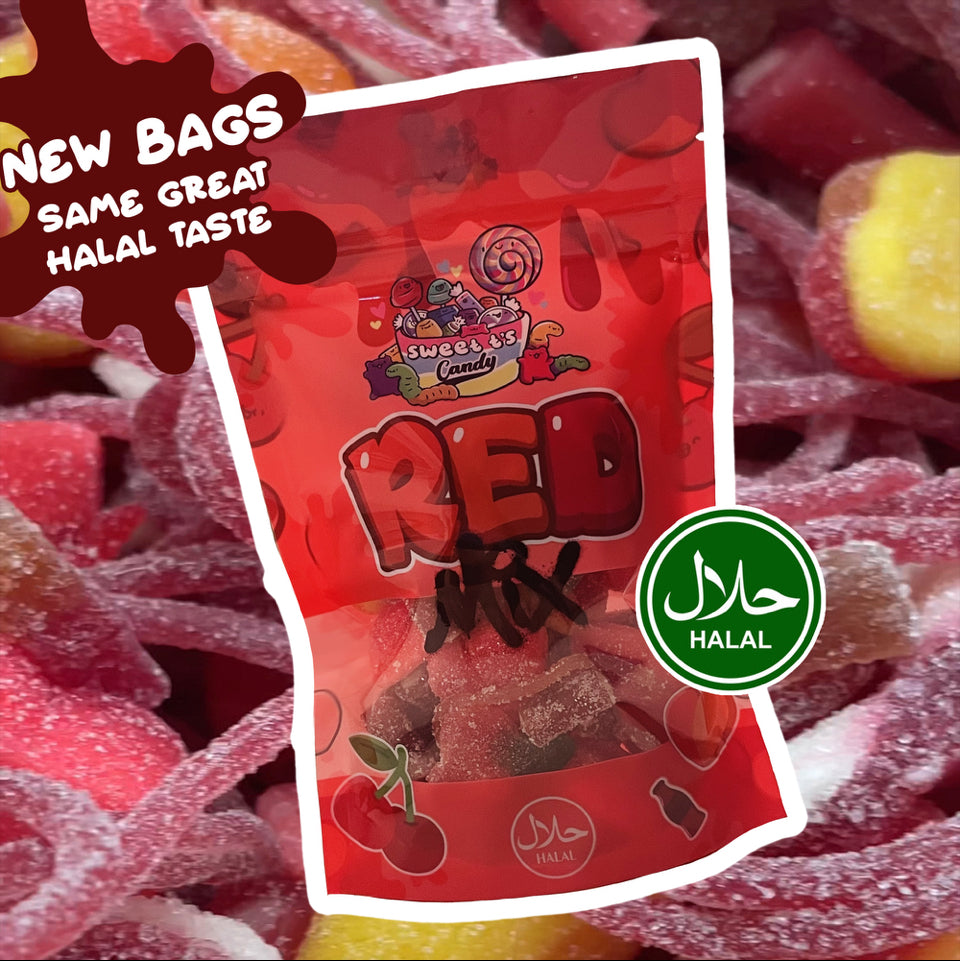 Halal Red Candy Mix Bag