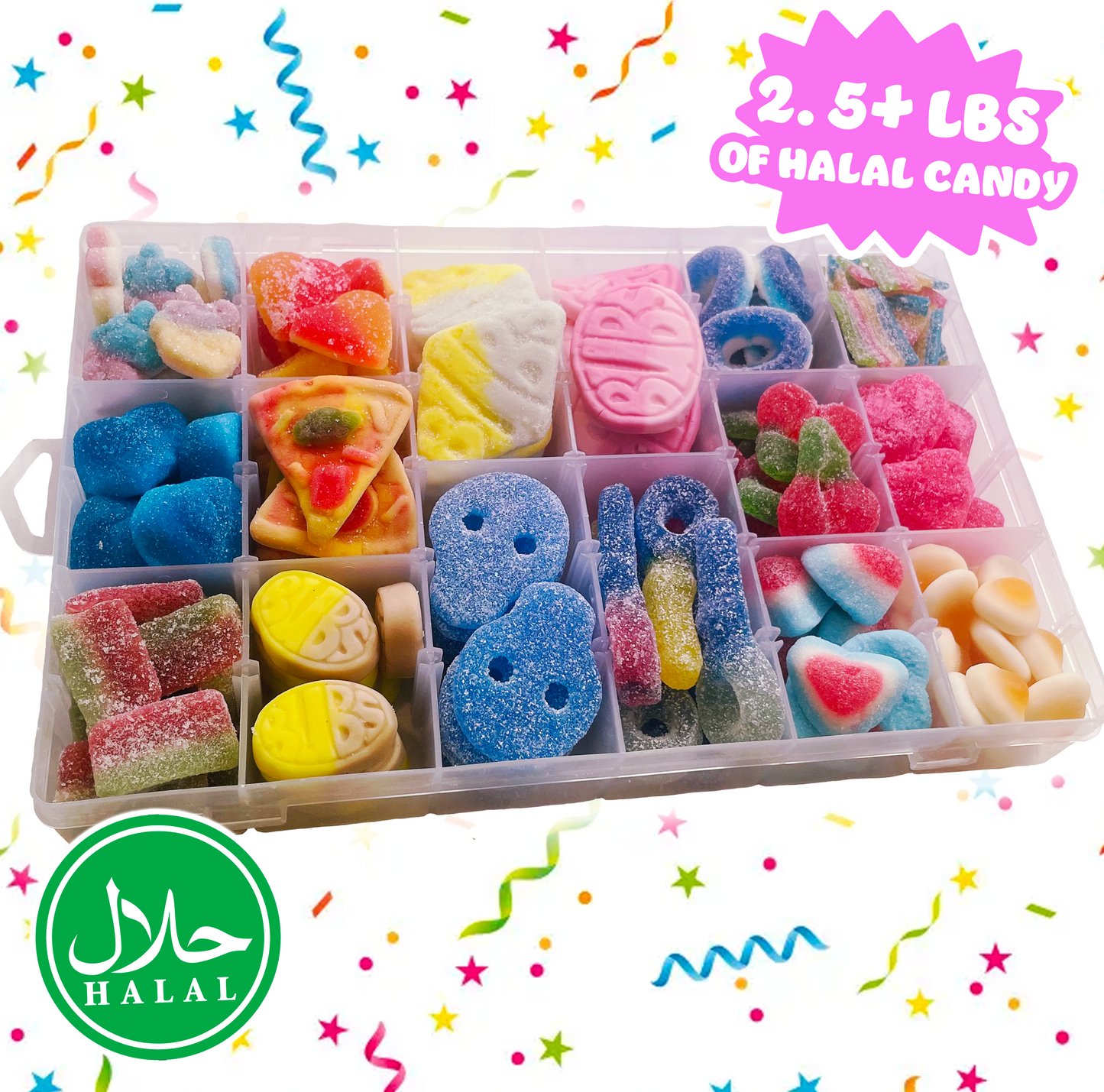 Halal Snackle Gummy Candy Box