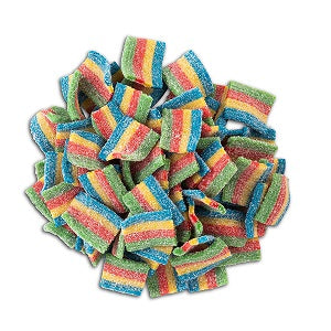 Halal Sour Rainbow Belt Bites