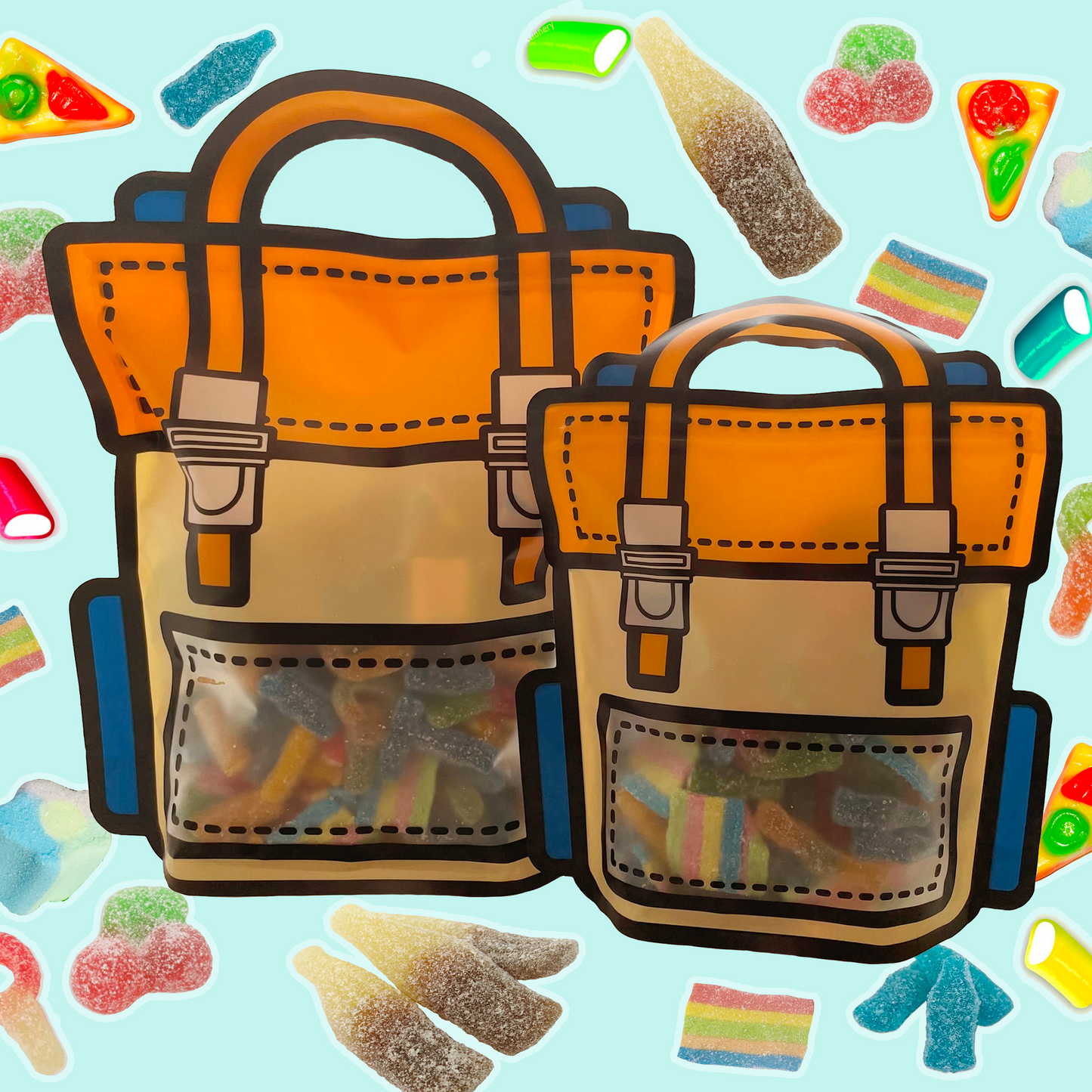 Halal School Backpack Candy Mix Bag