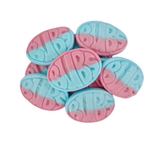 Vegan Blueberry-Raspberry BUBS Ovals
