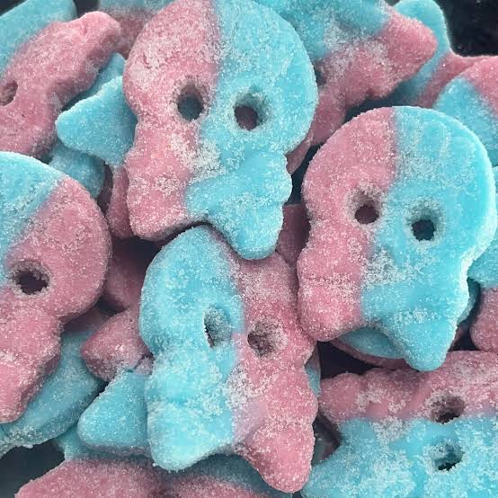 Vegan Sour Dizzy Skulls Bubs