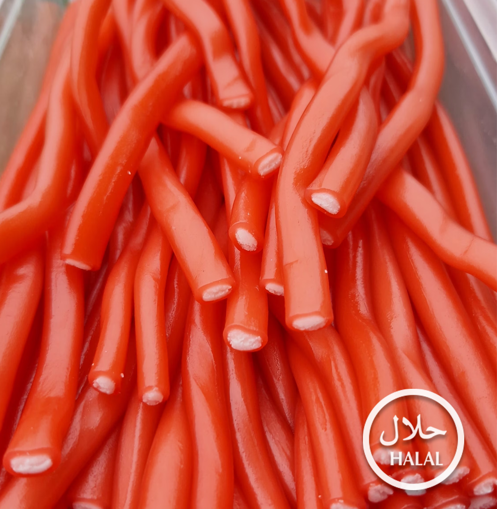 Halal Strawberry Licorice Straws