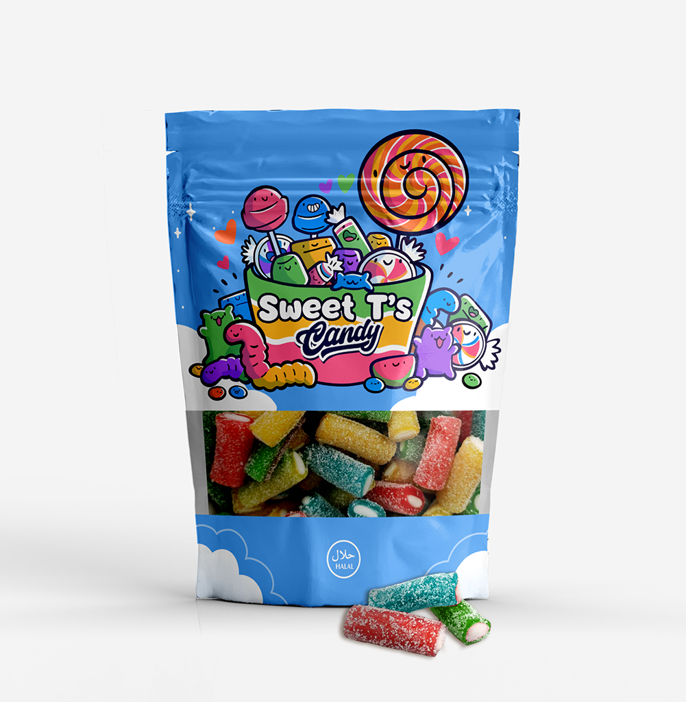 Halal Fizzy Rainbow Licorice