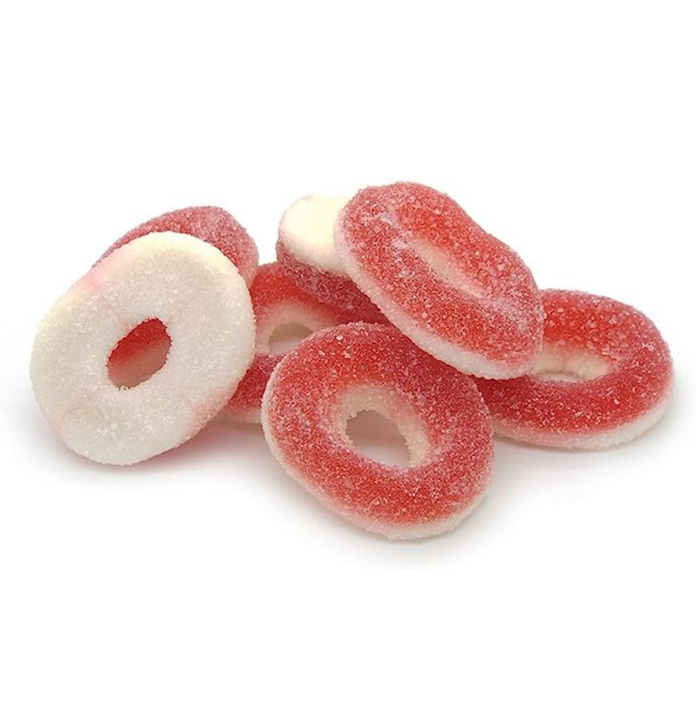 Halal Fizzy Watermelon Gummy Rings