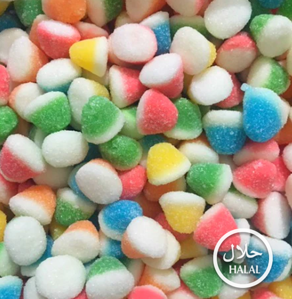 Halal Rainbow Sugar Puffs