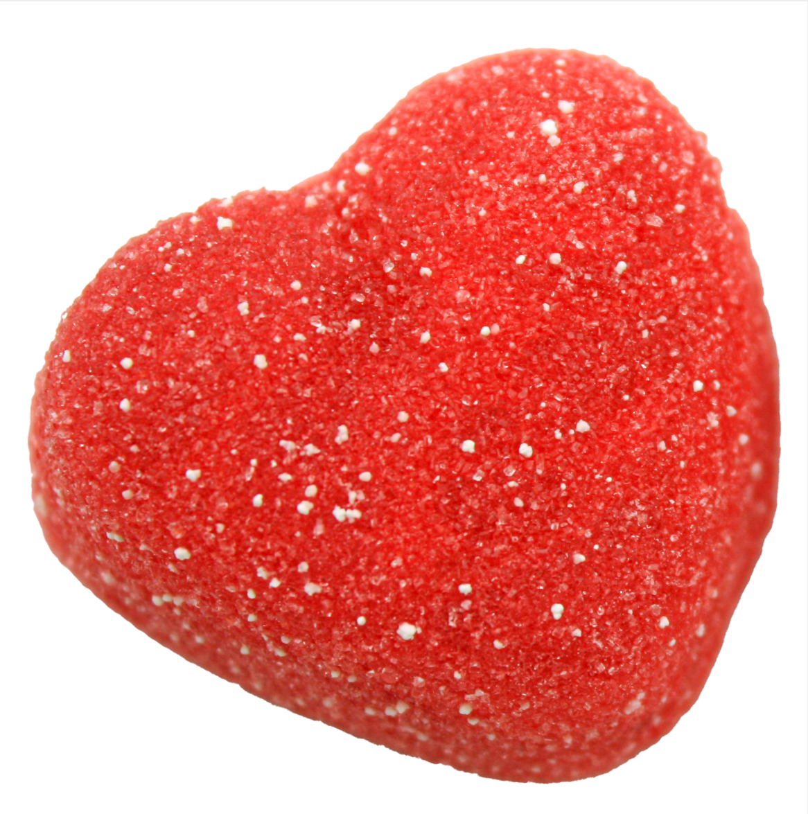Halal Sour Strawberry Filled Heart Gummies