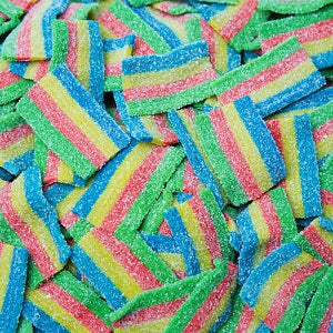 Halal Sour Rainbow Belt Bites