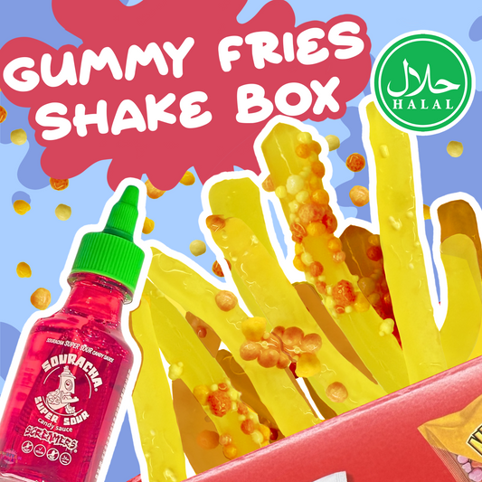 Halal Gummy Fries Shake Box