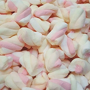 halal sweet short twist marshmallow candy