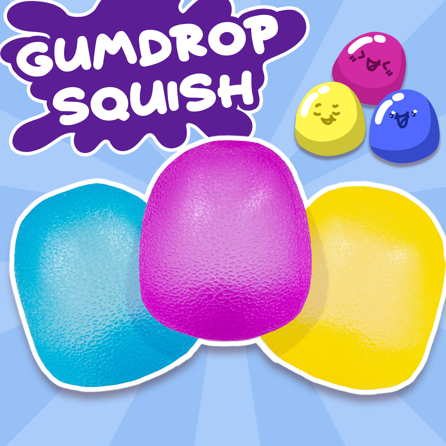Gooey Gumdrop Squishy Toy
