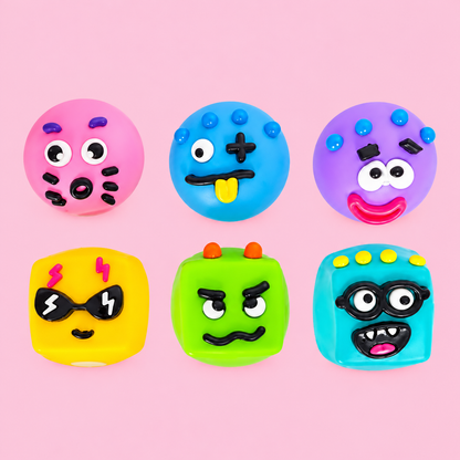 Peel & Play Silly Face Squishy (1pc)