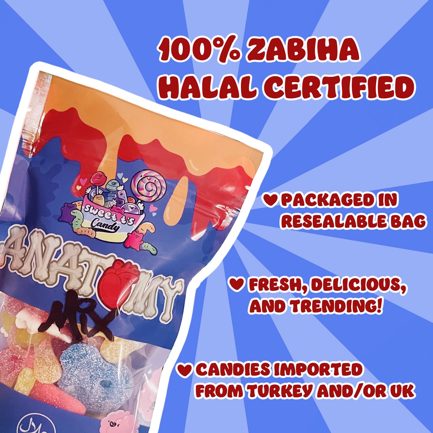 Halal 'Anatomy' Mix Bag