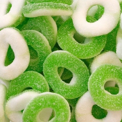 Halal Sour Apple Gummy Rings