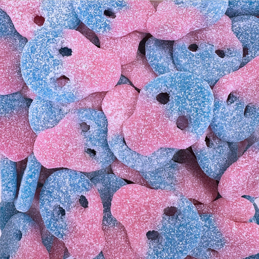 Vegan Fizzy Bubblegum Skulls