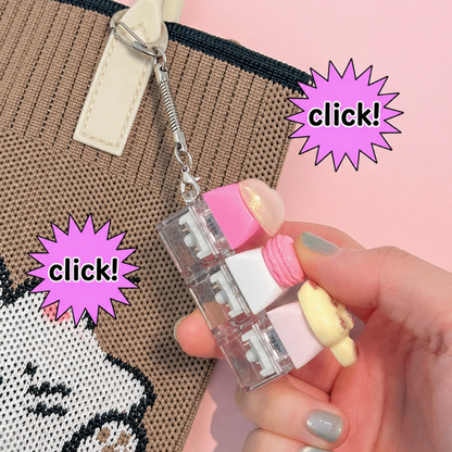 DIY Keyboard Keychain Clicker Fidget Kit