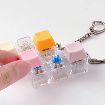 DIY Keyboard Keychain Clicker Fidget Kit