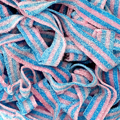Vegan Sour Cotton Candy Belts