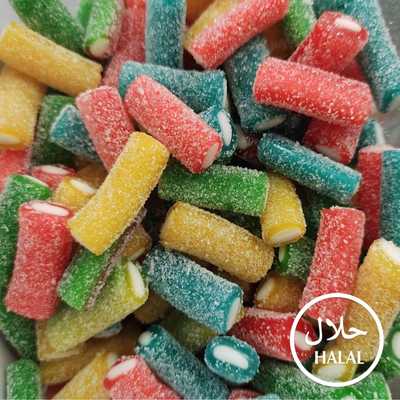 Halal Fizzy Rainbow Licorice Pencils