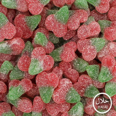 Halal Fizzy Twin Cherry Gummies