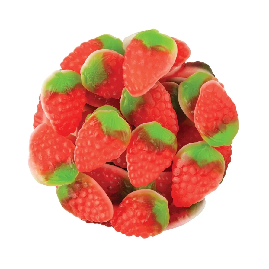 Halal Foam-Bottom Strawberry Gummies