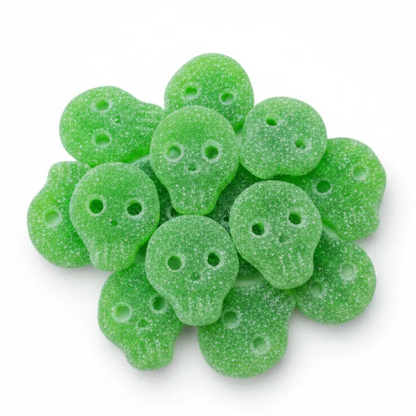 Vegan Mini Sour Lime Skulls
