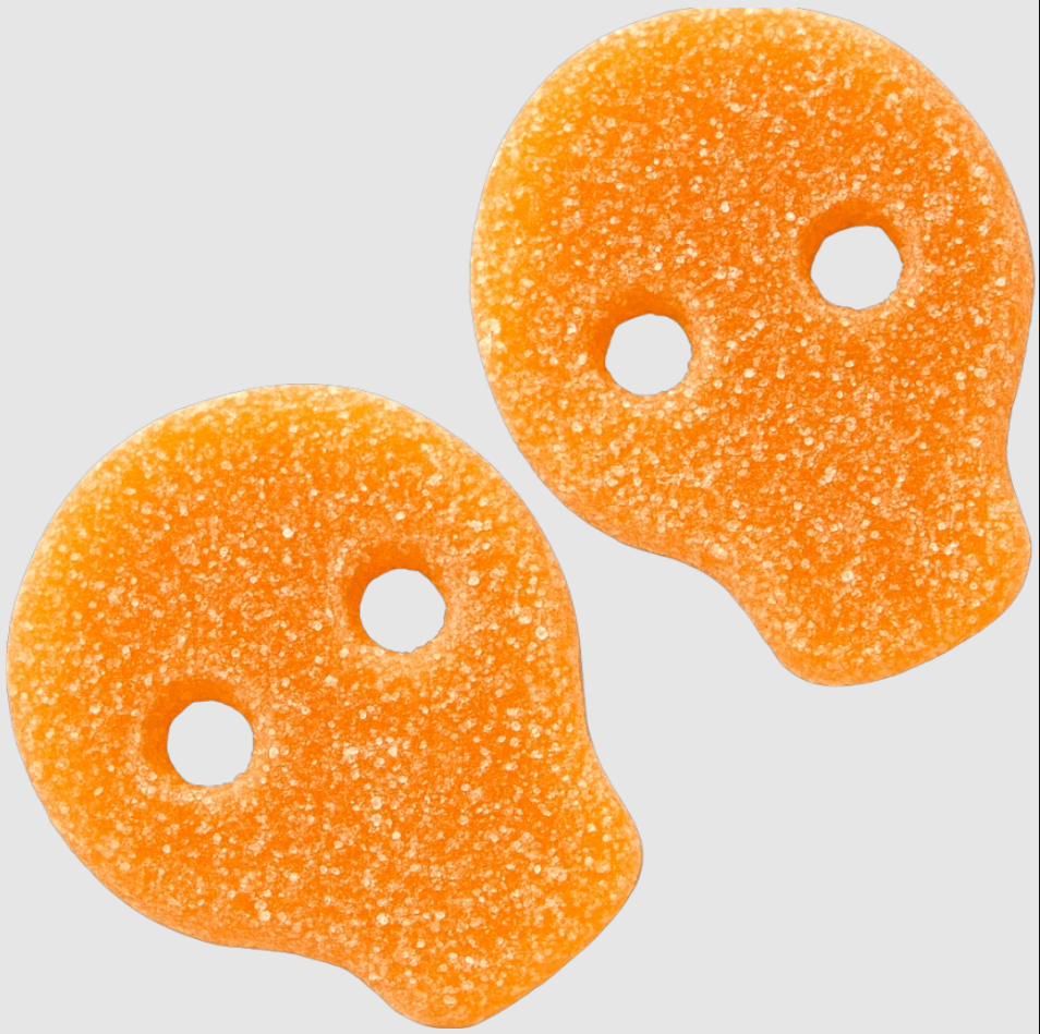 Vegan Mini Sour Mango Skulls