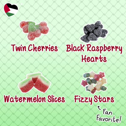 Halal Palestine Themed Gummy Candy Mix