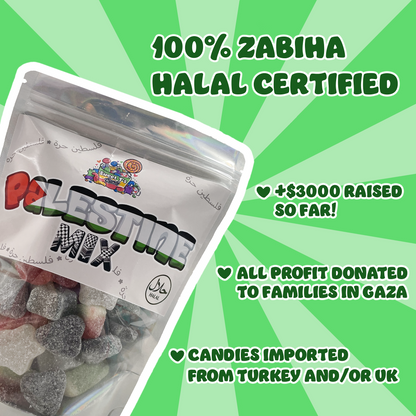 Halal Palestine Themed Gummy Candy Mix