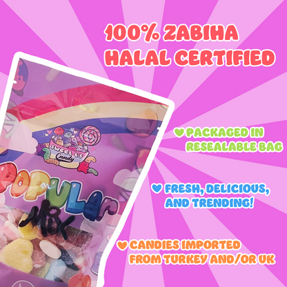 Halal Best Sellers Gummy Mix Bag