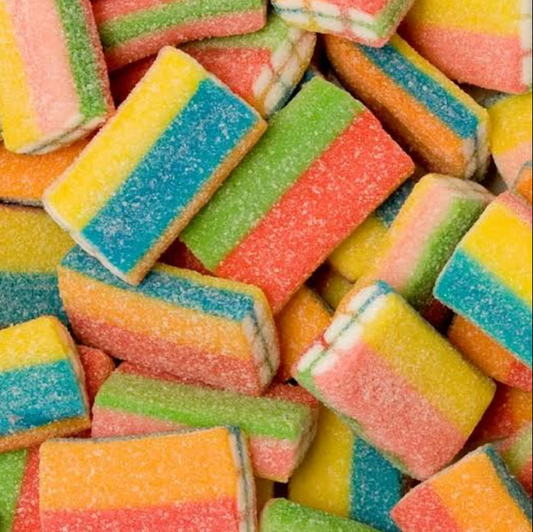 Kosher Fizzy Rainbow Bricks