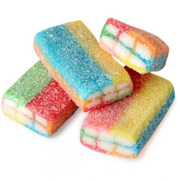 Kosher Fizzy Rainbow Bricks
