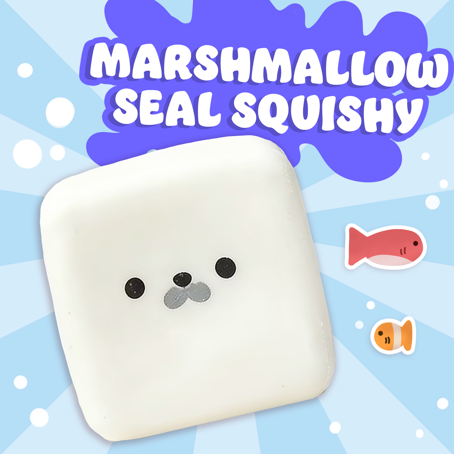 Super Soft Marshmallow Seal Squishy