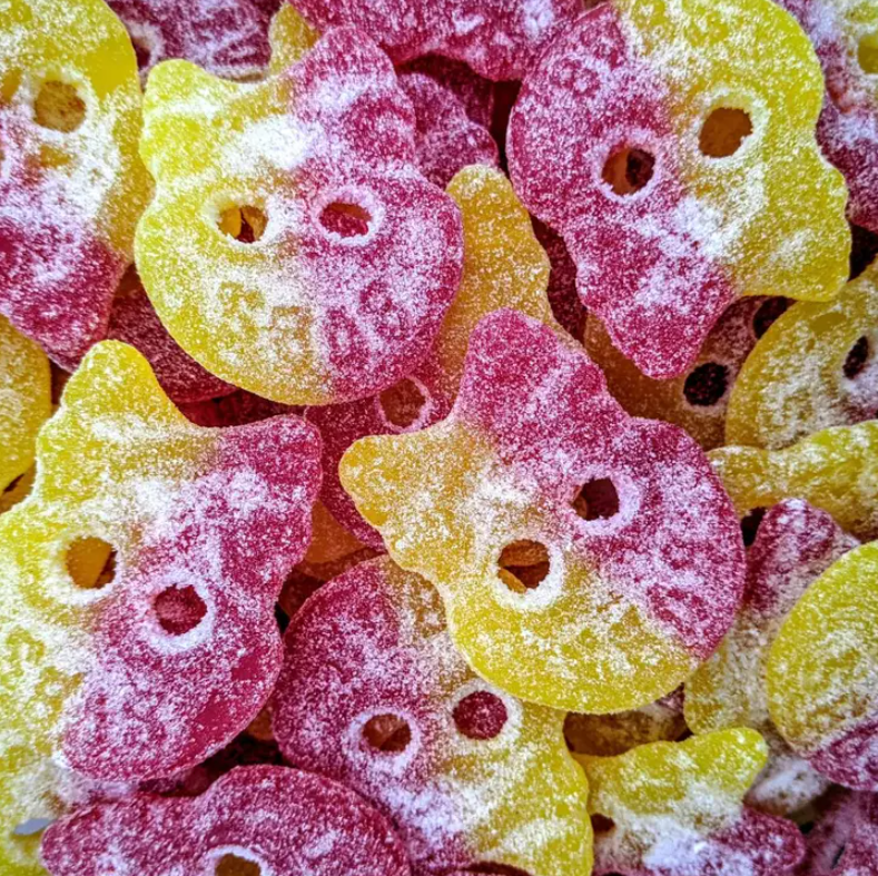 Vegan Sour Citrus Bubs Skulls